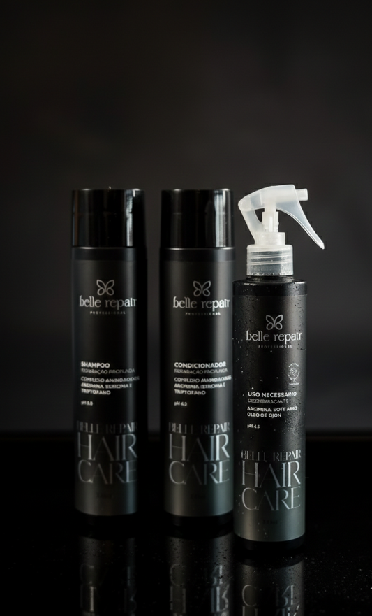 Shampoo, Condicionador e Desembaraçante Belle Repair